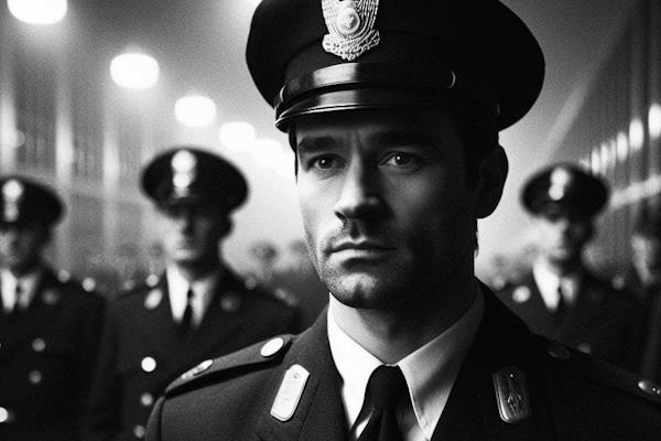 Security guard or cop